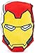 Jay Franco Marvel Avengers Iron Man Pop Decorative Pillow - Super Soft Throw Plush Pillow - Measures 16 Inches (Official Marvel Product)