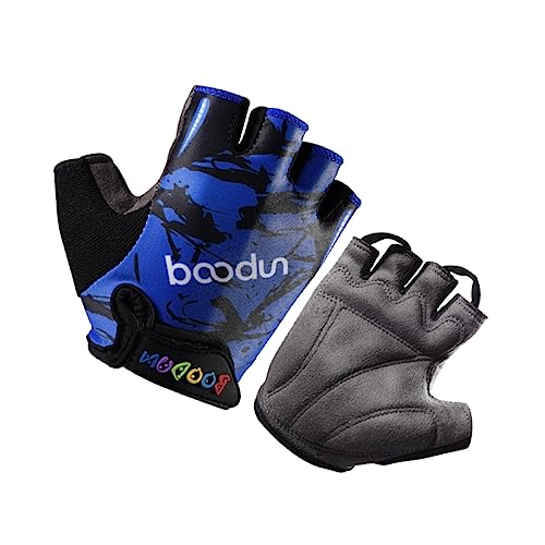 Abaodam 2 Peças Luvas De Meio Dedo De Couro Para Treino Meio Dedo Luvas De Ciclismo Luvas De Equitaç