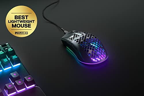 Image of (Refurbished) SteelSeries Aerox 3 | Super Light Gaming Mouse | 8,500 CPI TrueMove Core Optical Sensor | Ultra-Lightweight 59g Water Resistant Design | 100% Virgin Grade PTFE Feet - Onyx USB