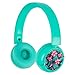 Produktbild ONANOFF BuddyPhones POP Wireless, Coole Over-Ear-Kopfhörer mit Bluetooth und Lautstärkebegrenzung für Teenies, Akkulaufzeit 19 h, 2 Hörmodi, Premium-Mikrofon, auch kabelgebunden verwendbar, Türkis