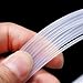 32/35/38/40/45/60/70/80/90/100m 9 Feet Nylon Leader with Loop High Strength Tackle Wire Fly Fishing Line Backing String for Hanging Decorations(110)