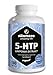 Produktbild 5-HTP 200 mg Kapseln hochdosiert aus Griffonia-Samen-Extrakt, 180 Kapseln vegan für 6 Monate, reiner pflanzlicher Wirkstoff aus den Samen der Schwarzbohne, ohne Zusatzstoffe, Made in Germany