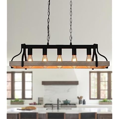 MEIXISUE 5-Light Farmhouse Chandelier Cover
