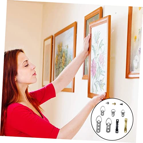 Image of DOITOOL 415pcs Picture Hooks Hangers Set Heavy Duty Wall Mounting Hardware for Home Decor Easy to Install Picture Hanging Kits Reusable and Strong Load-Bearing Capacity