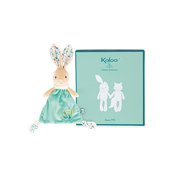 KALOO - Fripons - Dreieckiges Doudou Justin der Hase - Flauschiges und besonders weiches Doudou 20 cm - Ab Geburt…