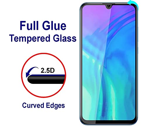 Image of Screen Protector for Huawei Honor 20i | 10i (Black) Tempered Glass Edge-to-Edge 6D Screen Guard With Installation Kit