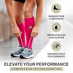 PRO Compression Running Marathon Socks - Calf-Length Travel and Sports Compression Socks for Foot and Ankle Support, Unisex - Image 3