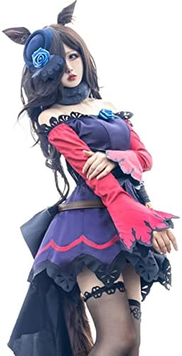 [milky time] ウマ娘 プリティーダービー コスプレ ワンピース 勝負服 ライスシャワー 詳細画像1