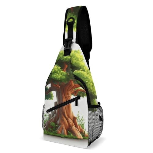 Bolso Sling cruzado casual para deporte y viaje miniatura 1