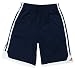 Adidas Boys Performance Athletic Gym Shorts with Pockets (XL (18), Collegiate Navy/White)