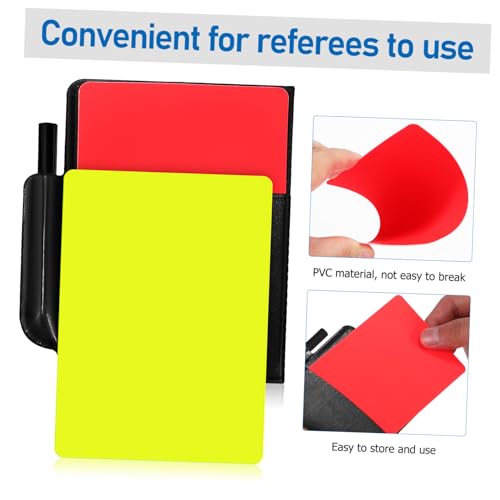Kit Profesional de Árbitro de Fútbol con Silbato y Tarjetas miniatura 5