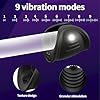 PQKuss Elektrische Eichelvibrator Penis Trainer Elektrische Masturbatoren mit 9 Vibrationsmodi Masturbatoren Sexspielzeug für Männer verzögern Ejakulation Eichel Stimulator Mann Masturbieren #4