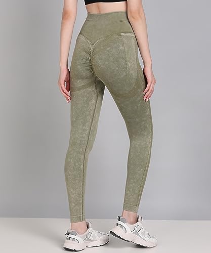 Image of Kobo Active Wear for Women Gym | High Waist | Ankle Length | Squat-Proof | Workout Tights for Women | 4-Way Stretch | Leggings for Gym, Cardio | Yoga Pants (Imported)