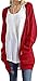 Produktbild Romancan Damen Vorne Offen Sweater Cardigan Langarm Strickjacke Chunky Knit Pullover Casual Outwear mit Seitentasche