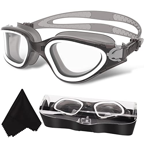 WIN.MAX Polarized Swimming Goggles Swim Pool Goggles Anti Fog Anti UV No Leakage Clear Vision for Men Women Adults Teenagers