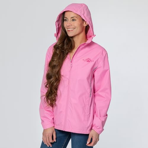 Magical Water-Activated Paw Print Rain Jacket Lightweight Breathable & Water-Repellent Shell with Hidden Design2