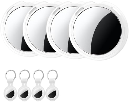 Tracker Tags-4 Pack [Apple MFi Certified] Air Pair with Apple Fin...