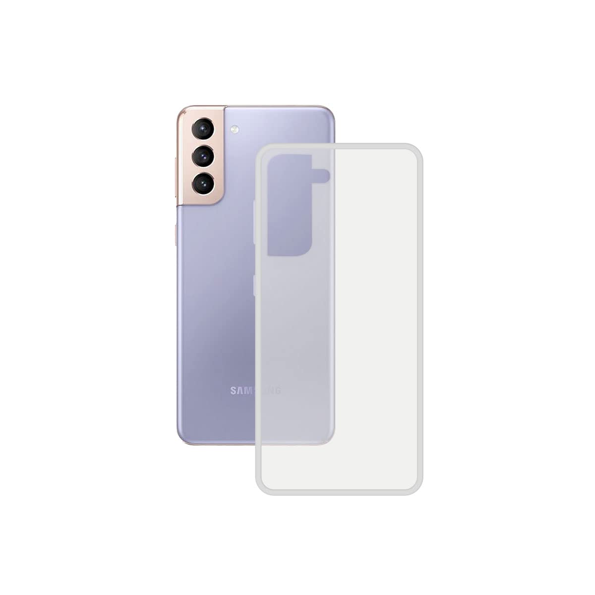 KSIX S1905283 Case for Samsung Galaxy S21 Plus Flex TPU, Transparent