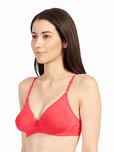 Image of SONARI Omania Womens Non-Padded Cotton Polyester Bras - Solid, Non-Wired, Medium Coverage, Hand Washable (Pack of 2)