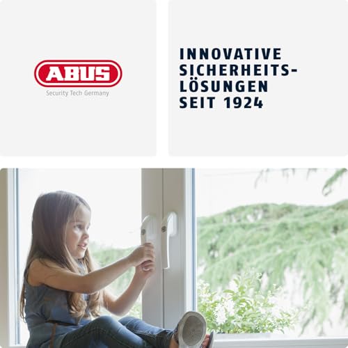 ABUS Time2Close Fensteralarm mit Countdown - Timer erinnert nach 5, 10 oder 15 Minuten an offene Fenster oder Türen - optional mit zusätzlichem Alarm bei Einbruch - zur Klebemontage