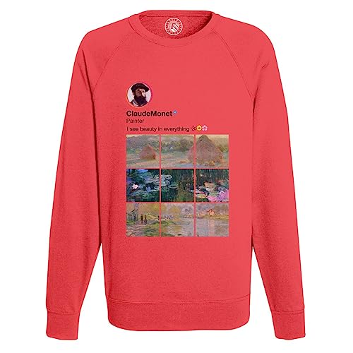 Sweat homme Claude Monet idéal pour flâner en ville ou pour une sortie au musée d'art
