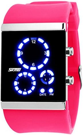 Pink Girls LED Wrist Watches Nice to as Gifts