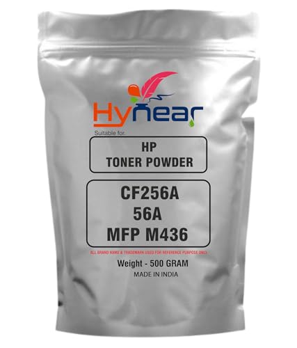 Image of Ultra Dark Black Toner Powder Suitable for HP-CF256A / 56A / MFP M436 Printers (Pack of 1) (500 Gram)
