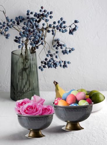 Serene Spaces Living SSL2615AIRSFS Large Antique Style Hammered Copper Decorative Bowl: Rustic Accent thumb #2