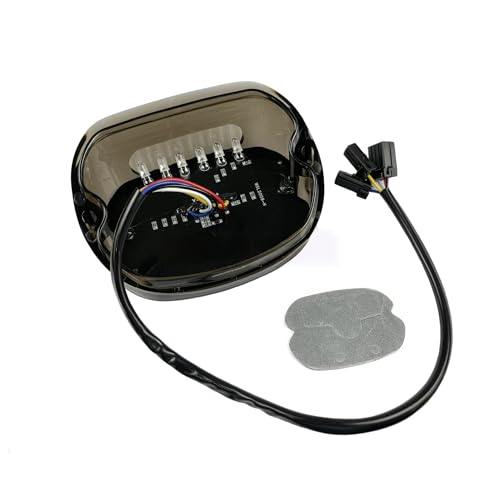 Luz de giro LED trasera integrada y óptica de freno para Sportster y Dyna 5