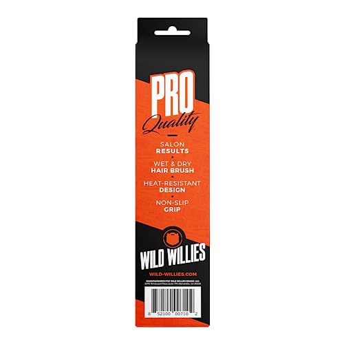Cepillo redondo Wild Willies para peinar cabello y barba resistente al calor 7
