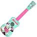 Disney Minnie Mouse Clubhouse Music Play Guitar | 4 Real Guitar String | 24 Inches long - Ukulele Size | Kids Educational Toy Gift.