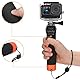Vkesen Schwimmender Handgriff für GoPro,Handler für Action Cam,Wasserdichter Griff Kompatibel mit GoPro Hero 12/11/10/9/8/7/6/Max, Insta360 Ace/Ace Pro/ONE RS, DJI Osmo Action,AKASO Action Kameras