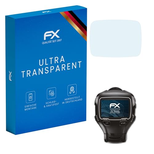 atFoliX Lámina Protectora de Pantalla compatible con Garmin Forerunner 910XT Película Protectora, ultra transparente FX Protector Película (3X)