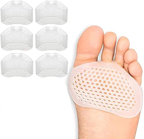 6 Pack of Metatarsal Pads and Ball of Foot Cushions for Maximum Comfort