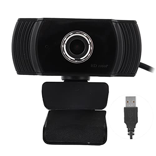 Elprico 1080P Full HD Webcam, USB-Webkamera mit Mikrofon für Desktop-Computer PC für Videoaufzeichnung Plug and Play – Bild 3