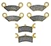 Traild Polaris Sportsman 400/450/500/600/700/800 Ceramic Brake Pad Set Front & Rear 2002, 2003, 2004, 2005, 2006, 2007, 2008, 2009
