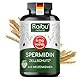 Raibu Spermidin Kapseln hochdosiert - 6 mg Spermidin pro Kapsel - Aus Weizenkeimextrakt, Vorrat für 3 Monate - Vegan, Natürlich & Ohne Zusatzstoffe - 90 Stück