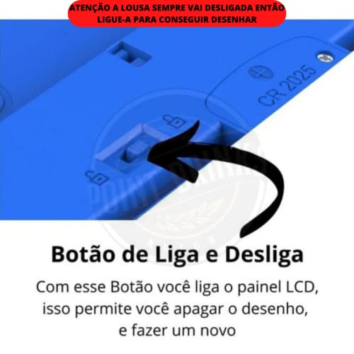 Lousa Magica Infantil Digital Tablet LCD Tamanho Grande 8.5 Polegadas Com Caneta Resistente a Queda