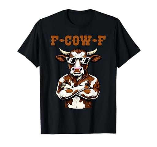 Funny f Vaca f Western Country hilarante sarcástico Meme Vacas Camiseta | Ya disponible en tu tienda friki favorita! En mundofriki.es!