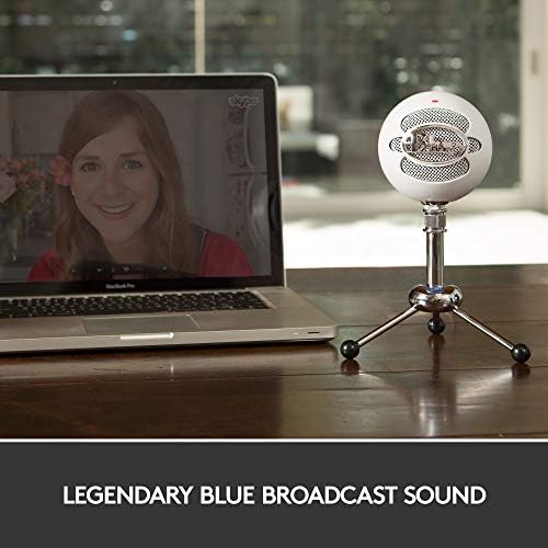 Amazon Com Blue Snowball Usb Microphone For Recording Streaming Podcasting Gaming On Pc And Mac Condenser Mic With Cardioid And Omnidirectional Pickup Patterns And Stylish Retro Design Textured White Musical Instruments