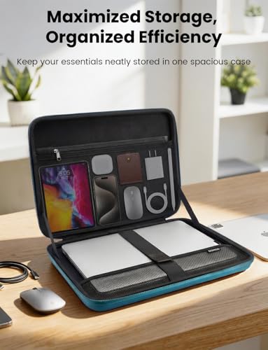 Funda de portátil 14 pulgadas para ThinkPad y Surface Book estuche DOMISO verde para cafetería 6