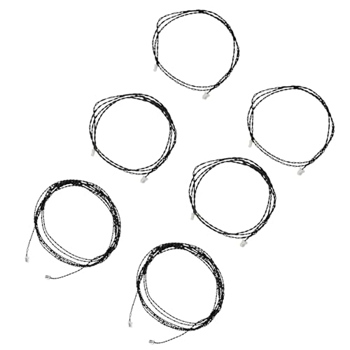 Metiewo 6 PCS Connecting Cables for DIY Lighting - 5.9inch, 11.8inch, 19.7inch Each Size 2 Pcs - Compatible with Lego Or All Other Building Blocks Power Functions Extension Wire Power Connective Cord