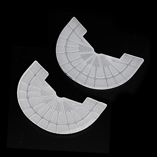 Image of HARFINGTON 1pair Shoe Sole Protector for Sneakers Size 7-8 Non Slip Pad Heel Plates Repair for Men and Women, Transparent