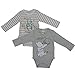 Produktbild Dynamic24 2er Set Disney Baby Jungen Body Winnie Pooh Langarm Strampler 100% Baumwolle (68/74)