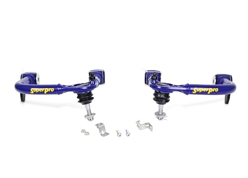 SuperPro TRC6715 Front Upper Camber/Caster Correcting Control Arm Set for Lifted Trucks compatible with 2024+ Toyota Tacoma, 2025+ 4Runner, 2024+ Land Cruiser, 2024+ Lexus GX550