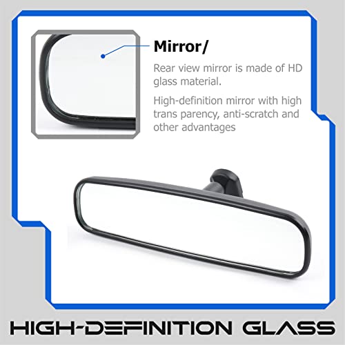 10" OEM Rear view mirror, Day Night Interior RearView Mirror Compatible With Most Car, Toyota Corolla Camry RAV4, Ford Focus Nissan Rogue Altima Sentra Honda CRV Accord KIA Optima Mazda 3 5 6 Miata by AKSOLONT - Image 6