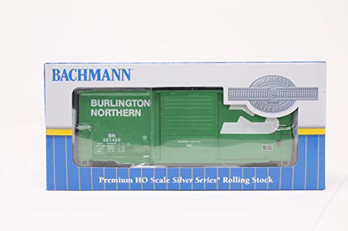 Bachmann Trains - High-Cube Box Car With Sliding Door - Burlington Northern (Green) - Ho Scale #TOP5