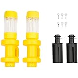 Solarbetriebene Lampen für das Trampolin - Im praktischen 2-er Set kann das dekorative Trampolin Licht gut inszeniert werden