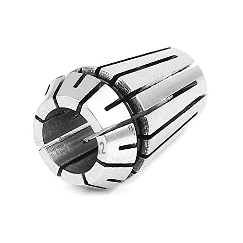 Sourcingmap Er20 12mm Clamping Dia Engraving Milling Machine Spring Collet, Silver