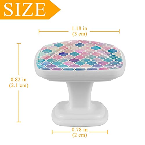 Boutons de commode TBOUOBT d'inspiration Tie-Dye Art moderne - 5